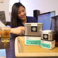 【samova 歐洲時尚茶飲】草本綠茶/咖啡因200ppm/Team Spirit 團隊效應(Tea Tin系列)