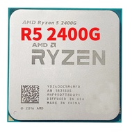 AMD Ryzen 5 2400G R5 2400G 3.6GHz Quad-Core Eight-Thread 65W CPU Processor Socket AM4 with Radeon RX Vega 11
