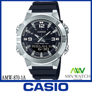 New!!! นาฬิกาข้อมือ Casio Standard Men แบตเตอรี่ 10 ปี AMW-870 Series AMW-870-1A AMW-870D-1A MIN WATCH