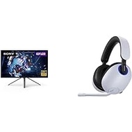 Sony 27” INZONE M9 4K HDR 144Hz Gaming Monitor &amp; INZONE H9 Wireless Noise Canceling Gaming Headset, Over-Ear Headphones with 360 Spatial Sound, WH-G900N