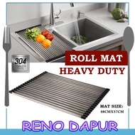 Stainless Steel Multipurpose Roll Mat Dish Drainer