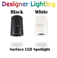Designer Lighting Set with GU10 LED Bulb Surface Eyeball Light LED Surface Spotlight Recessed Downlight Casing Ceiling Lamp Black / White Casing Ceiling Light Lampu Siling (228-Series)