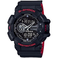 CASIO卡西歐G-SHOCK Black&Red系列運動腕錶 GA-400HR-1A