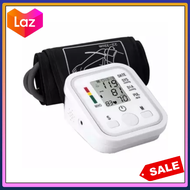 Original - Digital Electronic Blood Pressure Pulse Monitor Battery Upper Arm W/Large Cuff (White)