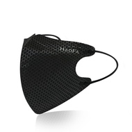 【HAOFA x MASK】3D 氣密型立體口罩 鋼琴黑 成人款│50入/盒