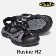 KEEN女織帶涼鞋 RAVINE H2/黑紫粉KN1023082