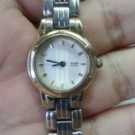 jam tangan bekas ALBA jarum biru untuk wanita
