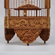 Mata puteh bird cage - dragon and phoenix design