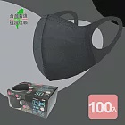《真心良品xUdlife》吸護醫用拋棄式成人立體口罩-100片黑色