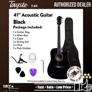 Tayste 41 inch High Quality Acoustic Guitar Package (COMBO Set/ Gitar Akustik/ Standard/ Cutaway/ Gitar Kapok)
