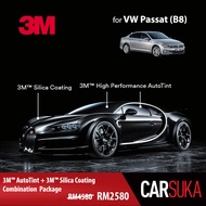 [3M Sedan Silver Package] 3M Autofilm Tint and 3M Silica Glass Coating for Volkswagen Passat (B8), year 2017 - Present (Deposit Only)