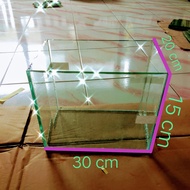 aquarium cupang /guppy 30x15x20