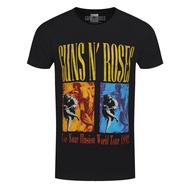 Popular Guns N' Roses GNR Tshirt Use Your Illusion World Tour Men's Black
