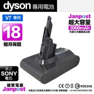 Dyson V7 SV11 高容量 台製 副廠鋰電池 電池 HH11 適用 保固18個月