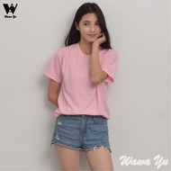 素色T恤-TopCool-粉紅色-女中性版 (尺碼XS-3XL) [Wawa Yu品牌服飾]