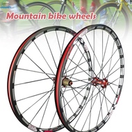 Mountain Bike Wheelset Ultralight Racing Wheels with 24 Hole Hub 26/27.5 Inch Mountain Bike Wheelset Bike Accessory 26/27.5 Inch Ultralight Racing Wheels with 24 Hole Hub