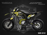 Decal Stiker Yamaha WR 155 Skull Supermoto