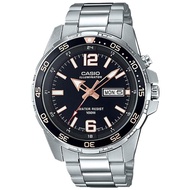 【CASIO 卡西歐】男錶 不鏽鋼錶帶 防水100米 星期/日期顯示(MTD-1079D-1A3)