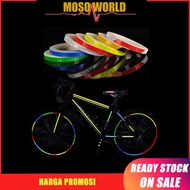 Reflective Stickers Cycling Fluorescent Reflective Tape MTB Bicycle Adhesive Tape Safety Decor Sticker Accessories