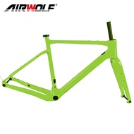 ┇22 Speed Carbon Frame 700C Carbon Gravel Bike Frame Disc Brake 49 52 54 56 58 cm Internal Cable Cyc