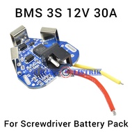 BMS 3S 12V 30A 18650 Battery Protection Board Untuk Baterai Bor