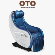 OTO Official Store OTO Massage Chair EQ-09S(Blue) Massage Chair Neck to Calves Kneading Pounding Air Massage Rubbing Vibration 6 Massage Strokes Cradle-Swing Function Ergonomic Design