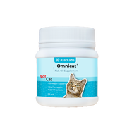 Minyak Ikan Omega 3 Asli Untuk Vitamin Makanan Bulu Anak Kucing Anjng Hamster Hewan Persia Anggora Peaknose Himalaya Jantan Betina Medium OmniCat Murah