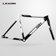 ┇⊙2022 Fixed Gear Bicycle Frameset AL7055 50cm 52cm 54cm Aluminum racing track Bike Fixie frame Trac