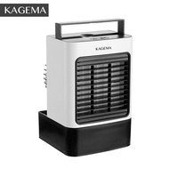 KAGEMA Mini Aircond Portable Air Cooler Aircon Air Conditioning Negative Ion PM2.5 Air Purifier USB Charging With Night Light 3 Speed Wind For Room Office Table Fan Kipas Meja Berdiri