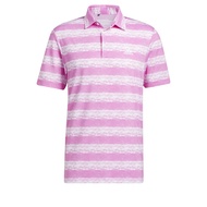 adidas GOLF Painted Stripe Polo Shirt Men pink GL4434