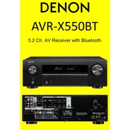 DENON AVR-X550BT 5.2 Ch. AV Receiver with Bluetooth