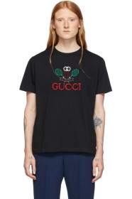 GUCCI黑色 Tennis T 恤