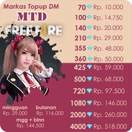 Top Up Diamond FF Free Fire Murah - Legal Via ID