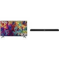 TCL 65-inch 6-Series 4K UHD Dolby Vision HDR QLED Roku Smart TV - 65R635, 2021 Model with TCL Alto 8 2.1 Channel Dolby Atmos Sound Bar