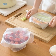 FHS 1pcs Multifunctional Reusable Silicone Food Fresh Keeping Stretch Wrap Seal Film Bowl Cover