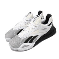 Reebok 訓練鞋 Nano X 低筒 運動 男鞋 健身房 避震 包覆 穩定 舒適 穿搭 白 黑 EH3094