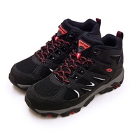 【男】LOTTO 專業多功能防水郊山戶外健行登山鞋 SABRE MID 3系列 黑灰 1250