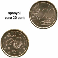 koin euro 20 cent - spanyol