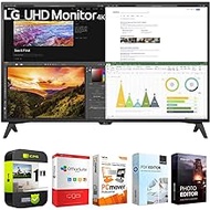 LG 43UN700T-B 43-inch 4K UHD 3840x2160 IPS USB-C HDR 10 Monitor Bundle with 1 Year Extended Protection Plan and Tech Smart USA Elite Suite 18 Standard Editing Software Bundle