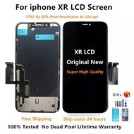 จอ Lcd สำหรับ iPhone XR ของแท้100%,หน้าจอสัมผัส Lcd พร้อมโลหะสำหรับ iPhone XR หน้าจอสัมผัส Lcd