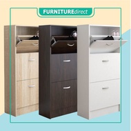 TAD PHILIP space saver 3 doors shoe cabinet/ rak kasut/ rak kasut bertutup