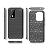 PKG 三星Galaxy Note20 Ultra 手機殼時尚碳纖紋路+抗指紋-精緻黑