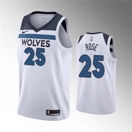 NBA wolves #25rose Basketball Jersey