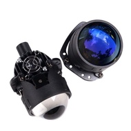 2Pcs 2.5 Inch Universal Bi Xenon HID Projector Lens Silver Black Shroud H1 Xenon LED Bulb H4 H7 Motorcycle Car Headlight