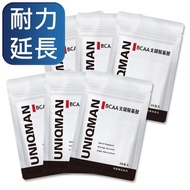 【UNIQMAN】BCAA支鏈胺基酸 素食膠囊(30粒/袋;6袋組)