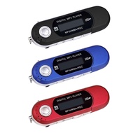 Portable USB Mp3 Music Player With Digital LCD Screen 4G Or 8G Storage Rechargeable Mini Mp3 Players With FM Radio Ftion