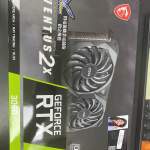 MSI Ventus2X RTX3060 12GB顯示卡