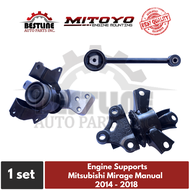 Transmission Support Engine Mounting Engine Supports (One Set) for Mitsubishi Mirage G4 Manual 2014 to 2018