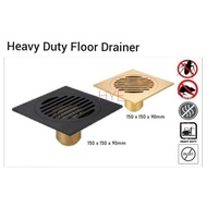 HEAVY DUTY type Floor Drainer / Floor Grating / Floor Trap in GOLD or Black