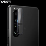 【YANGYI揚邑】SONY XPERIA 1 III 防爆防刮弧邊 9H鏡頭鋼化玻璃膜保護貼